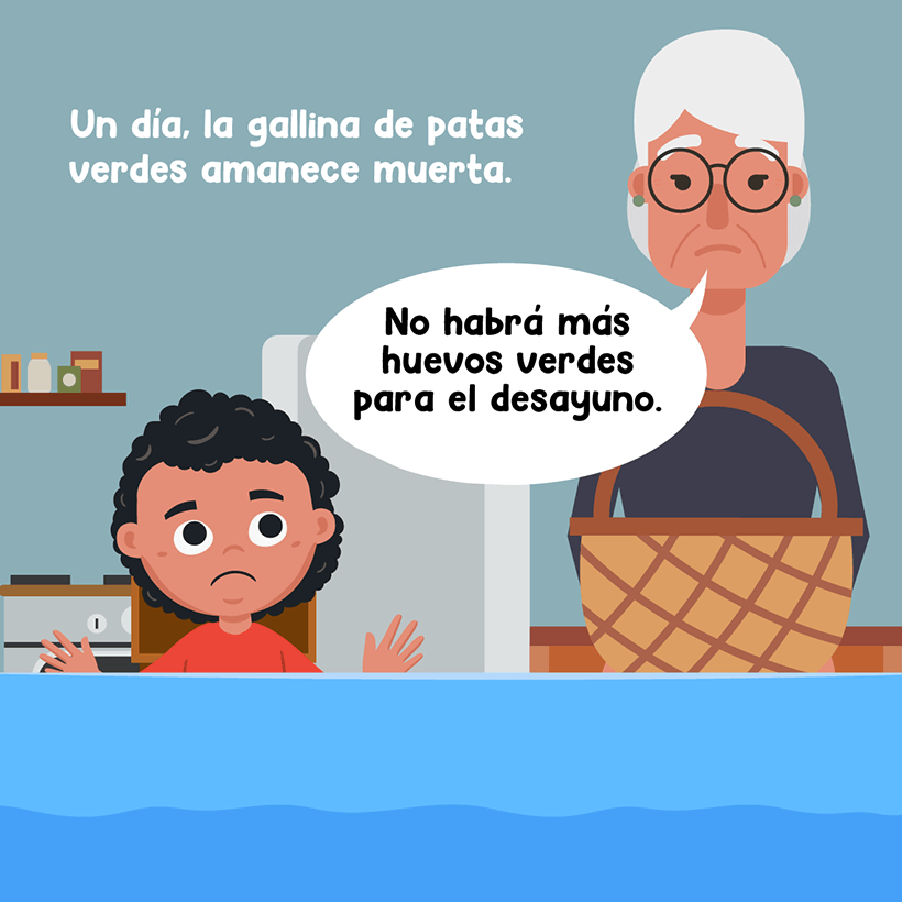 Gallina de patas verdes